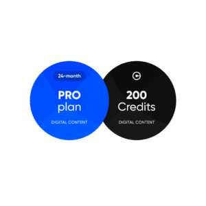 PRO Plan 24 Months + 200 Credits